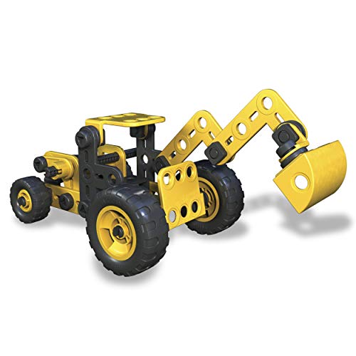 Meccano Junior Tractor Juego de construcción de varios modelos de vehículos 87pieza(s) - Juegos de construcción (Juego de construcción de varios modelos de vehículos, 5 año(s), 87 pieza(s), Negro, Amarillo, 350 mm, 80 mm) , color/modelo surtido