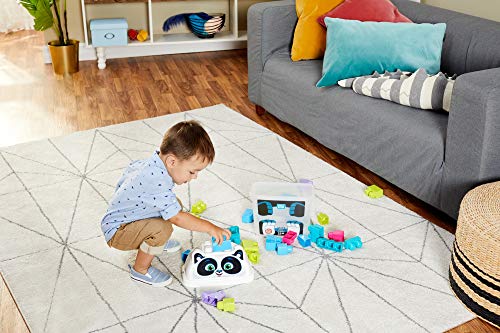 Mega Bloks Pandablok, juguete de construcción para bebé +1 año (Mattel GCT47)