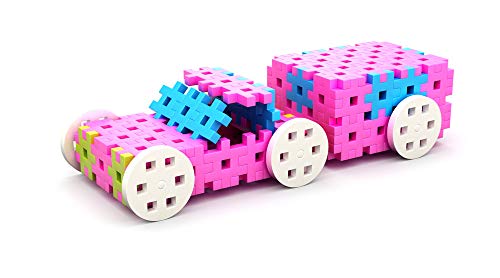 MELI Basic Constructor Pink 600 - Juguete Creativo, Multicolor
