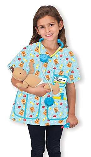 Melissa&Doug- Pediatrician Nurse Disfraz para Niños, Multicolor (Melissa & Doug 18519)