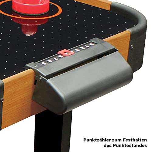 Mesa de hockey con aire y accesorios, mesa de juego de hockey con ventilador electrónico para niños y jóvenes