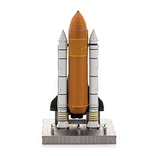 Metal Earth Puzzle 3D Kit Lanzamiento Transbordador Espacial, Space Shuttle Launch. Rompecabezas De Metal De Espacio. Maquetas Para Construir Para Adultos Nivel Desafiante De 10.49 X 9 X 17.02 Cm