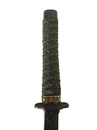 MIMIKRY Espada doble Ninja Katana con soporte trasero y correas accesorios para disfraz
