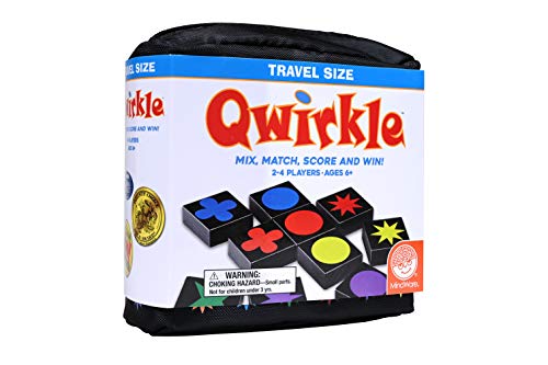MindWare Qwirkle Travel Edition: Mezclar, Partido, partitura y GANA!