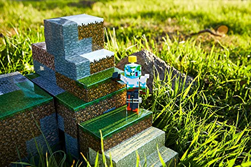 Minecraft Set de juego sostenible con figura y accesorios para construir, juguete para niños +6 años (Mattel GYB91)
