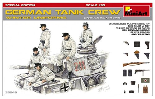 MiniArt- Maqueta de German Tank Crew (Uniforme de Invierno) Specia Edition (35249)