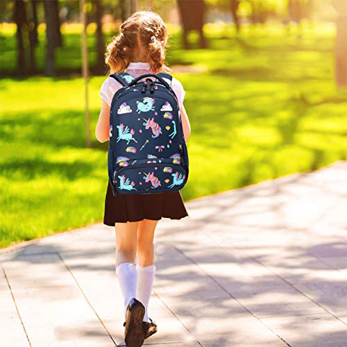 Mochila Niña Unicornio Mochilas Infantiles Girls School Bag Set Mochilas Chicas Niña Bolsas Escolares,Mochilas para Escuela Viaje