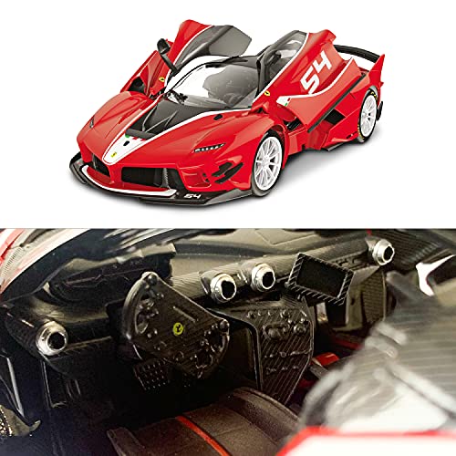 Mondo Motors – Coche teledirigido Ferrari R/C – Modelo FXXX K EVO a Escala 1/14 – Coche de Juego para niño – 63596