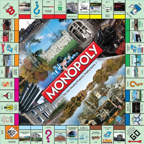 Monopoly - Juguete de modelismo ferroviario, de 2 a 6 Jugadores (Winning Moves 21197) (versión en inglés)