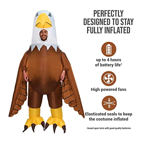 Morph Divertido Disfraz Inflable Animal Adultos Águila - Una talla le queda a la mayoría , color/modelo surtido