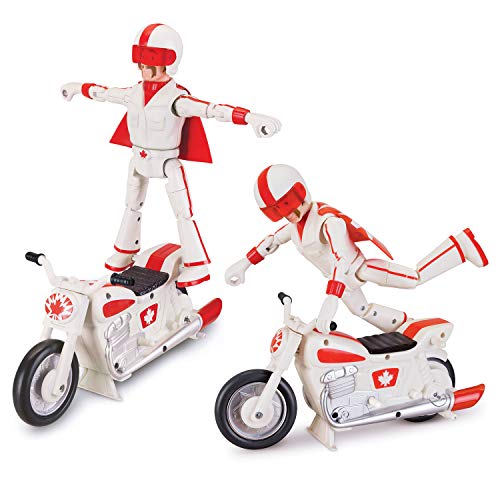 MTW Toys 64441 - Figura de acción de Disney Pixar Toy Story 4, Stuntman Duke Caboom con Bicicleta