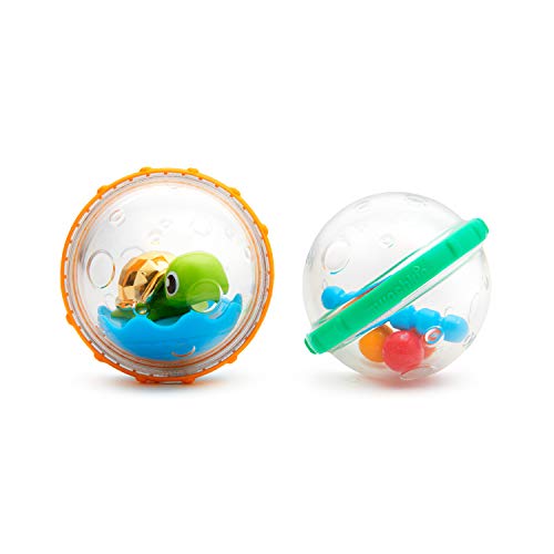 Munchkin juguete de baño flota y juega con burbujas, pack de 4