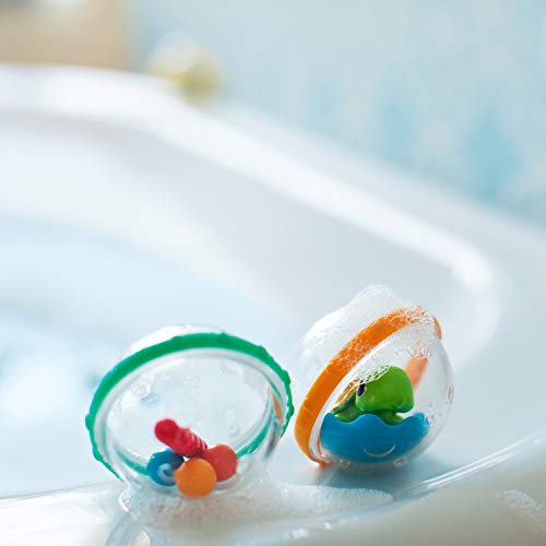 Munchkin juguete de baño flota y juega con burbujas, pack de 4