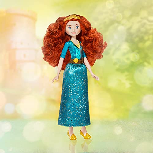 Muñeca de Mérida Royal Shimmer Disney Princess, muñeca con Falda y Accesorios, Juguete para niñas a Partir de 3 años
