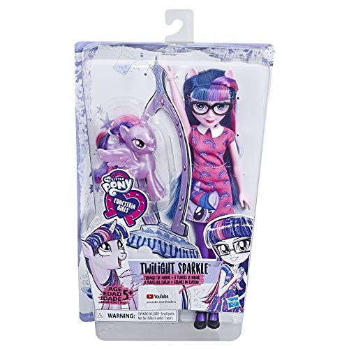 My Little Pony Equestria Girls Through The Mirror Twilight Sparkle -- 11" Fashion Doll with Purple Pony Figure, Removable Outfit & Shoes, Ages 5+