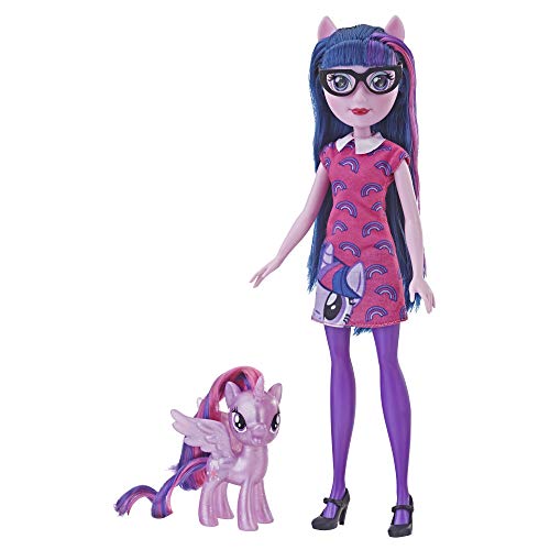 My Little Pony Equestria Girls Through The Mirror Twilight Sparkle -- 11" Fashion Doll with Purple Pony Figure, Removable Outfit & Shoes, Ages 5+