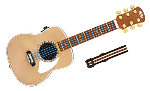 My Real Jam Guitarra Acústica- Guitarra de juguete con funda y correa, 4 modos de reproducción y conectividad Bluetooth, Fomenta la imaginación y la creatividad, Para niños a partir de 3 años