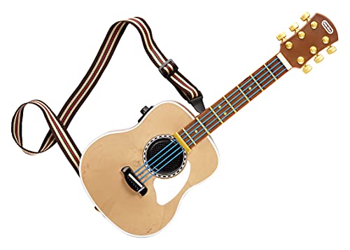My Real Jam Guitarra Acústica- Guitarra de juguete con funda y correa, 4 modos de reproducción y conectividad Bluetooth, Fomenta la imaginación y la creatividad, Para niños a partir de 3 años