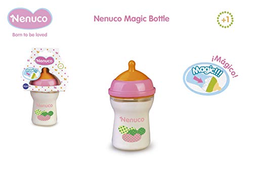 Nenuco Magic Bottle Biberón para muñecas, Multicolor (Famosa 700015669)