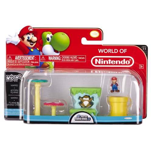 Nintendo - Figura Acorn Plains Con Mario
