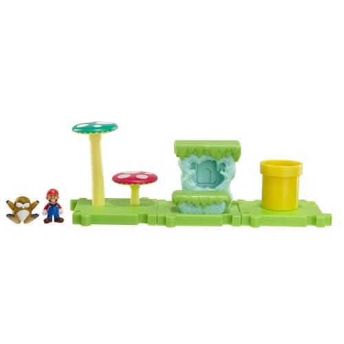 Nintendo - Figura Acorn Plains Con Mario