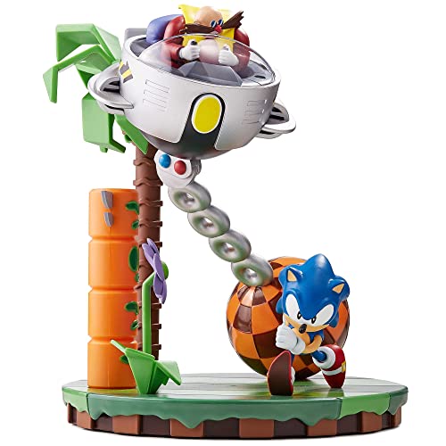 numskull Sonic 30th Anniversary - Sonic vs Dr. Eggman (24cm) Diorama Statue (5056280431640)