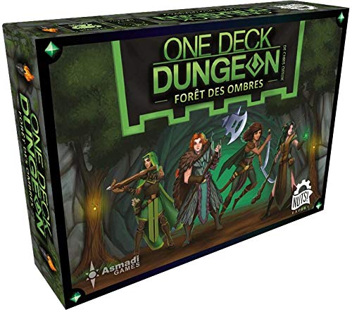 One Deck Dungeon - Lote de 1 abrebotellas para el bosque de las sombras, extensión de abyauas y 1 abrebotellas de color azul