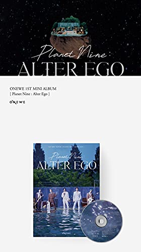 Onewe - Planet Nine : Alter Ego (1st Mini Album) [Pre Order] CD+Photobook+Folded Poster+Others with BolsVos K-POP Webzine (9p), Decorative Stickers, Photocards