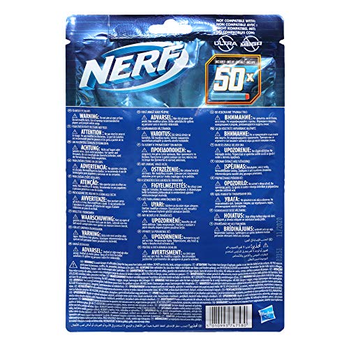 Pack de Repuesto de 50 Dardos Nerf Elite 2.0 -- Incluye 50 Dardos Nerf Elite 2.0 Oficiales, Compatible con Todos los lanzadores Nerf Elite