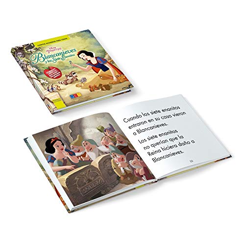 Pack Edudiver Blancanieves y Los Siete Enanitos: Cuento con Lectura facilitada y Un libro juego | Fomenta la lectura y La Memoria (Educación Infantil y Educación Especial)