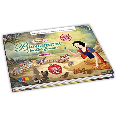 Pack Edudiver Blancanieves y Los Siete Enanitos: Cuento con Lectura facilitada y Un libro juego | Fomenta la lectura y La Memoria (Educación Infantil y Educación Especial)