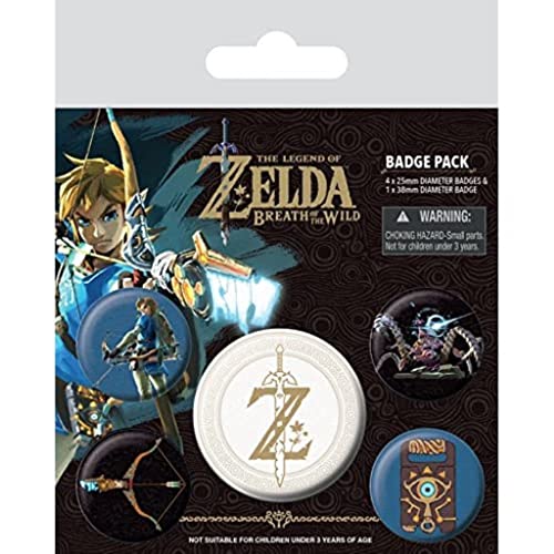 Pack The Legend Of Zelda Breath Of The Wild - Chapas Z Emblem