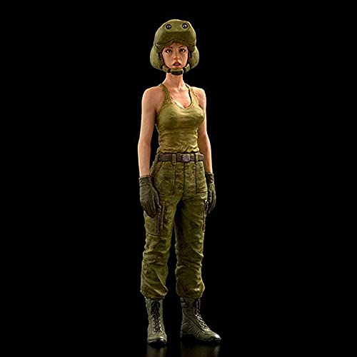 PANGCHENG Kit de Resina de Pensamiento piloto Femenino del ejército mercenario Independiente 1/35 Figura GK Reality Japón sin Recubrimiento sin Color