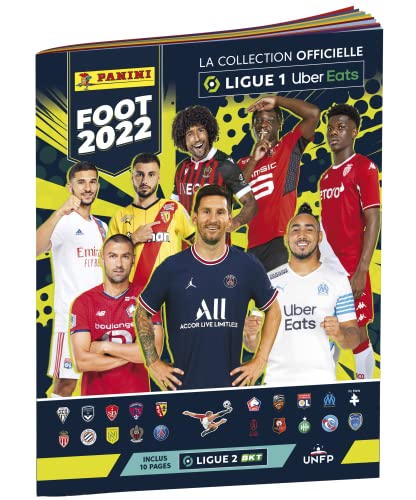 Panini Adhesivo de fútbol Ligue 1 2021-22 – 5 fundas + 1 álbum de regalo