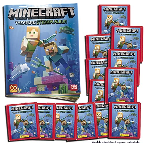 Panini Colección de pegatinas de Minecraft Multiset, Multiset, 1