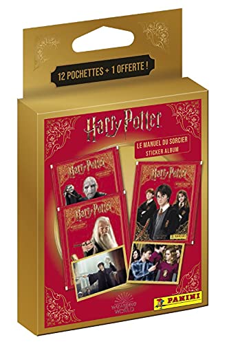 Panini France SA Manuel DU SORCIER pochettes Harry Potter – El Manual de la Salida, blíster de 12 + 1 Fundas (004279KBF13)