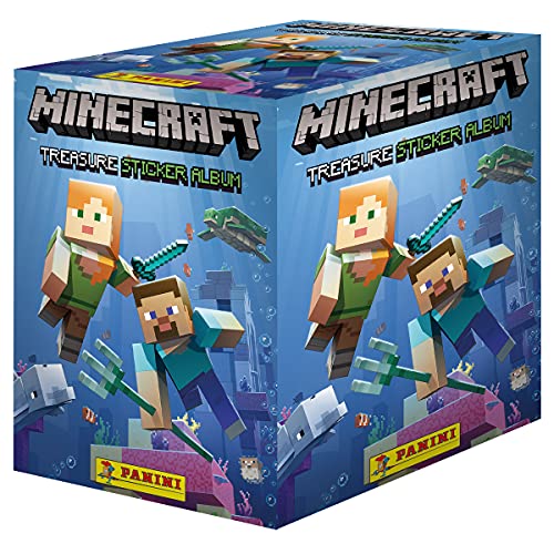 Panini- Minecraft - Paquetes de Pegatinas (50 Unidades) (MCSTP)