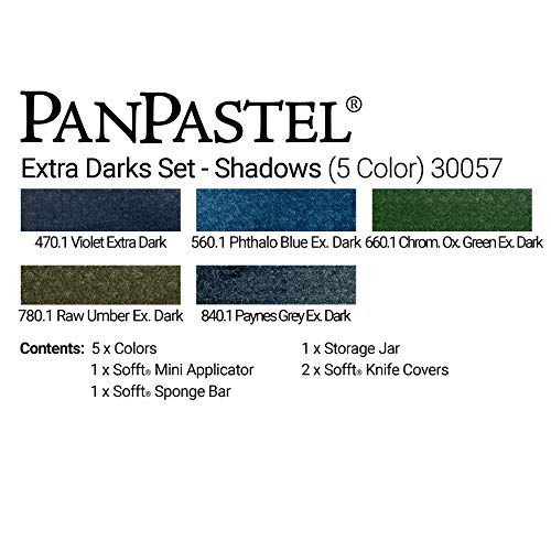 PanPastel - Lote de 5 botes de pinturas