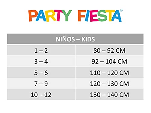 PARTY FIESTA Disfraz Súper Fontanero para Niño (7-9)