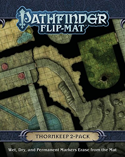 Pathfinder Flip Mat: Thornkeep Dungeon 2-Pack
