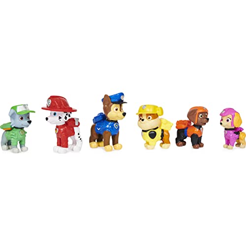 PAW PATROL Paquete de Regalo para Cachorros de película con 6 Figuras de Juguete coleccionables, Juguetes para niños a Partir de 3 años