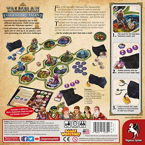 Pegasus Spiele 56100E Talisman Legendary Tales