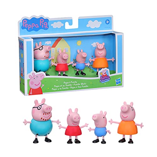 Peppa Pig- Pep PEPPAS Family, Multicolor (Hasbro F21905X1)