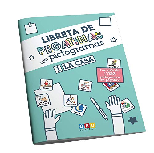 Planificador Infantil y Libreta de Pictogramas en Pegatina | Más de 1700 Pegatinas para Organizar las tareas de La Casa