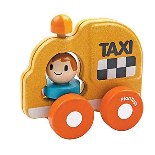 PlanToys- Taxi de Juguete (5619)