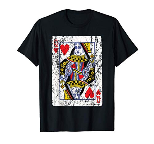 Playing Card Queen of Hearts Camiseta