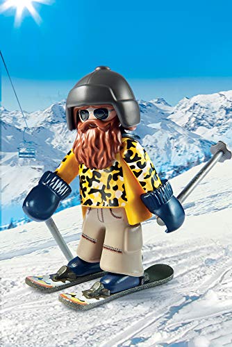 Playmobil-9284 Esquiador con Snowblades, Color Beige, única (9284)