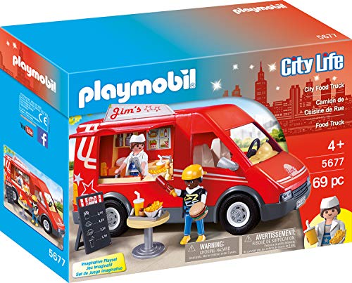 Playmobil City Life 5677, City Food Truck, a Partir de 4 años [Exclusivo]