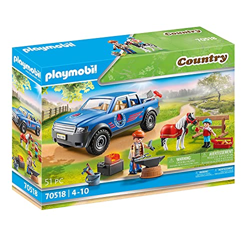 Playmobil- Herrador Country Juguete, Multicolor (70518)