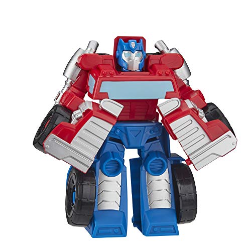 Playskool Heroes Transformers Rescue Bots Academy Optimus Prime, Figura de acción de 4.5 Pulgadas, Juguetes para niños a Partir de 3 años